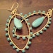 LOLA - Tear drop shaped Turqouise tear drop and matching beads