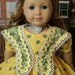 Summer Gown for Cecile or Marie Grace / Clothes for American Girl Dolls