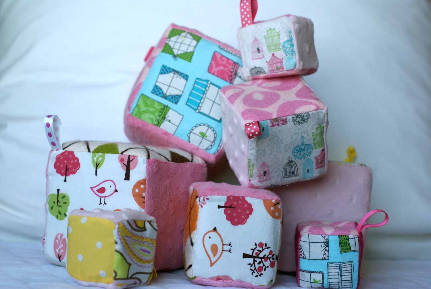 Items similar to Handmade Baby toy Custom Set of 6 Sensory Jingle