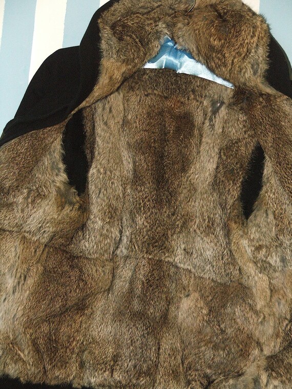 Juicy Couture rabbit fur lined hoodie hooded sweatshirt