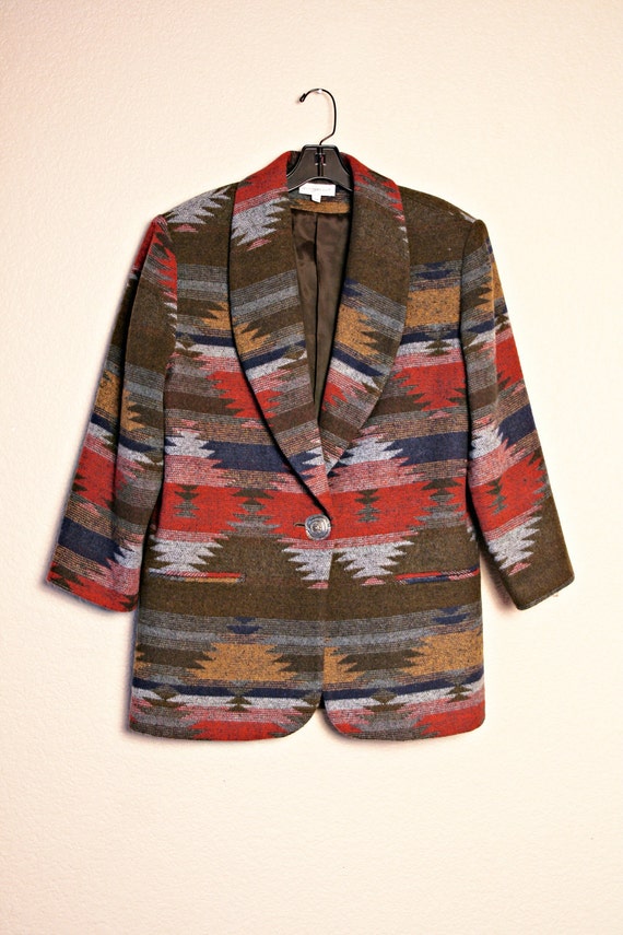 Native Print // Tribal Blazer