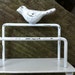 2 Bird Business Card Holder - Any 2 Colors -Red - White- Yellow- Shabby Cream - Harvest Decor