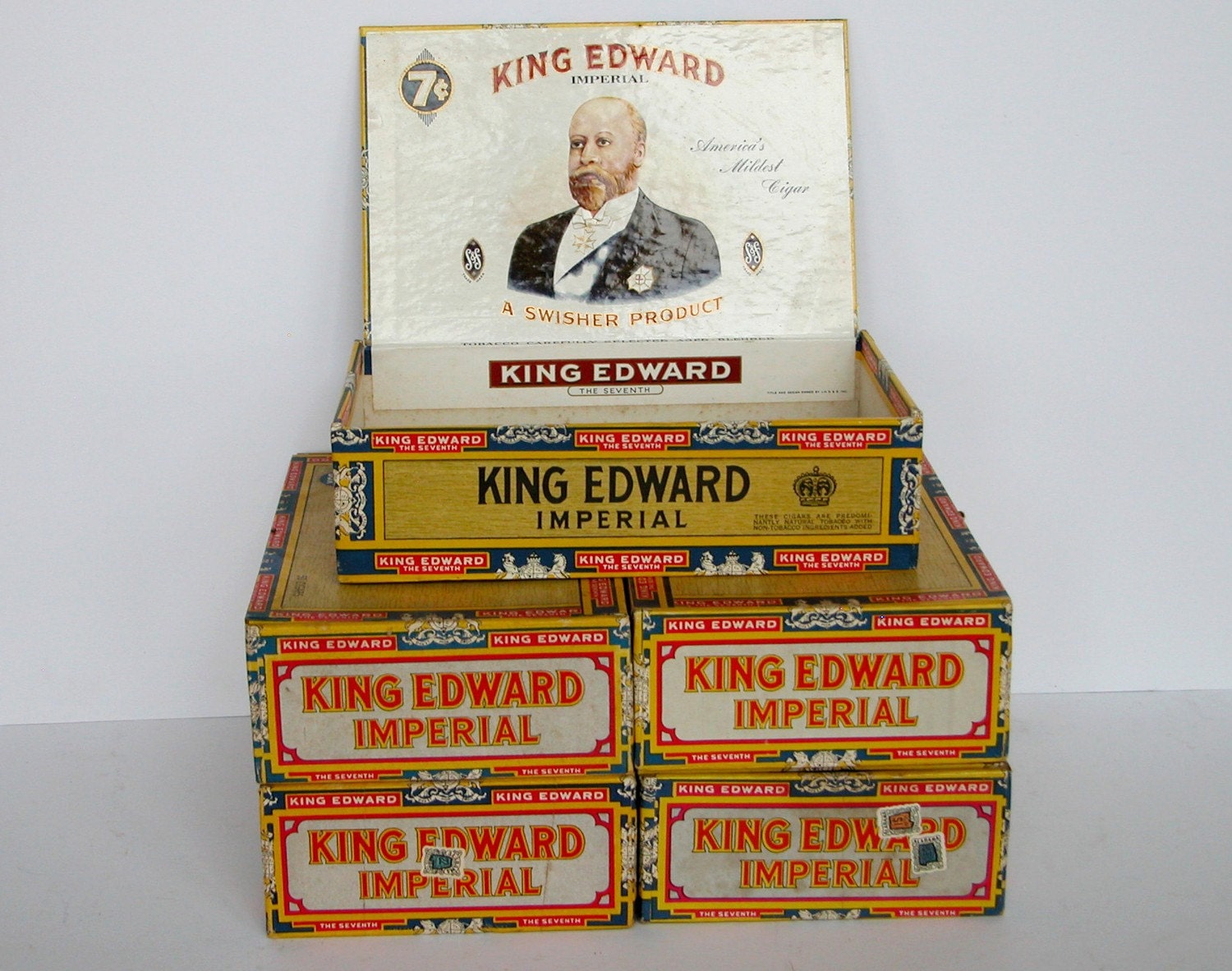 Vintage 1950s Cigar Boxes