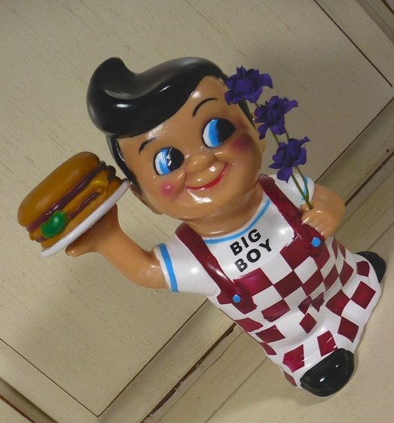 TREASURY ITEM Vintage Bob's Big Boy Figurine and by trinkets818