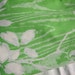 Vintage Springmaid Green and White Drapery Curtain Panels