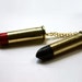 Steampunk Bullet Lipstick Necklace - Red or Black