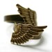 Angel Wing Ring Set GOLD Double 2 Finger