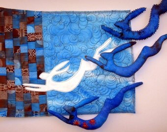 PDF Running Hare Plushie and Applique Pattern