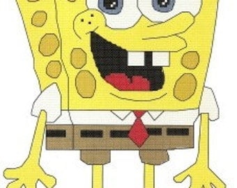 Spongebob Squarepants counted Cross Stitch Pattern