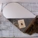 Vintage 1920's Antique Mirror with Gold Shelf