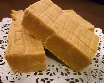 Caramelo de mantequilla de maní, 1/2 libra, antigua receta de crema de mantequilla de & mejor que una galleta de mantequilla de maní