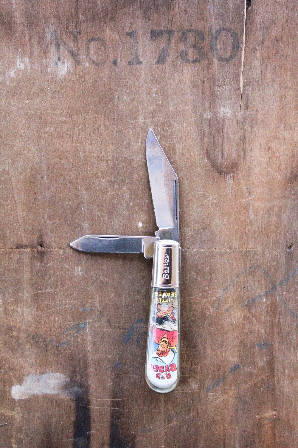 Vintage 70's Red Ryder jackknife by Barlow made in U.S.A.