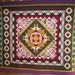 Jewels in a Medallion Style Queen Sized Bed Quilt