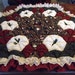 Christmas Tree Skirt - Biscuit Quilted - Mumm Santas