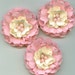 Our Little Angel Inspired Pink Pearl Peony Paper Flowers