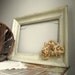 White Wood Frame Empty Antique Distressed Oak Frame Shabby Chic Cottage Decor