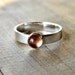 Oregon Sunstone Ring, Peach Pink Gemstone Sterling Silver Ring - Made to Order - Firefly