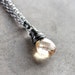 Oregon Sunstone Necklace , Vanilla Peach Pink Copper Schiller Stone Oxidized Sterling Silver Necklace Pastel Spring Fashion - Firestarter