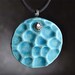 Ceramic Jewelry Pendant Necklace by Symmetrical Pottery