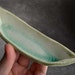 Pea Pod Ceramic Tray by Symmetrical Pottery