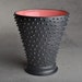Spiky Vase: Dangerously Spiky Vase with Pink Inside by Symmetrical Pottery