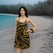 Tiger Print BabyDoll Lingerie Nighty Dress Tunic Sundress