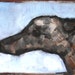 Dog Portrait (Whippet) - Original Oil Painting