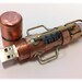 Steampunk 8GB USB Flash Drive Model 233 in a Tin Box / Japan Relief Donation will be made