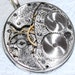 Steampunk Necklace: Incredible 104 Yrs Old Spade Guilloche Etched Waltham Antique Pocket Watch Movement - Silver Men Steampunk Necklace Gift