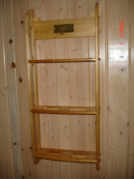 Items similar to Free Shipping Nautical Cabin Ladder Wall Shelf on Etsy