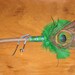 Peacock Feather Smudge Wand