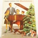 Vintage Mid Century Christmas Songbook Carols Stunning Graphics Family Songs for Christmas