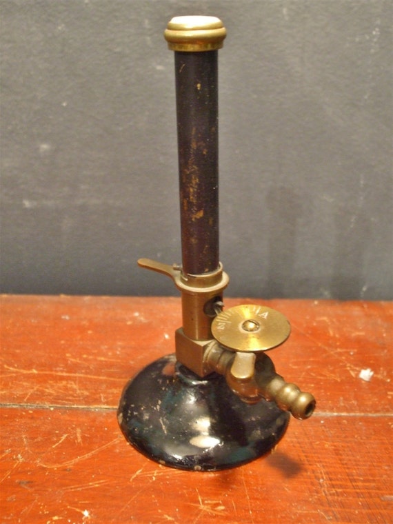 Vintage Antique Bunsen Burner Laboratory Equipment Very