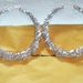 Swarovski Crystal Bamboo Earrings 3 1/2 inch
