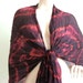 Silk Scarf in beautiful Brown and Orange