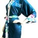 Silk Satin Kimono Robe in Teal - Reserved Listing for Larry