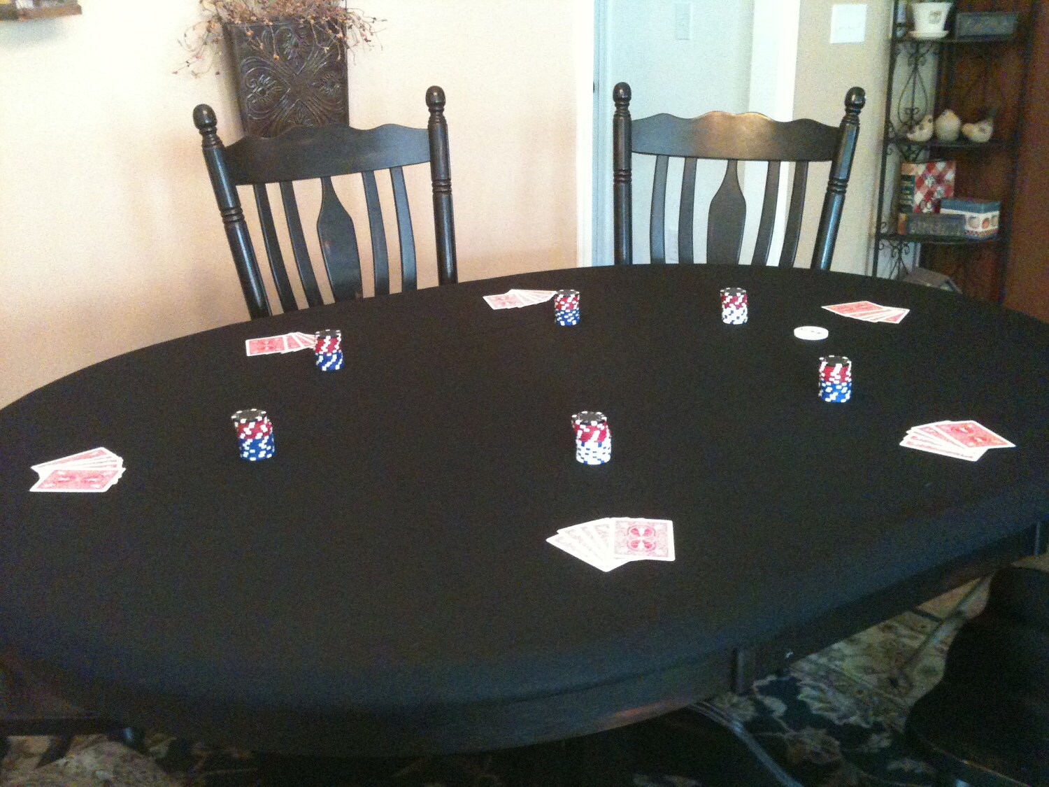 Custom Felt Table Cover 6 to 8 feet NEW LOWER PRICE