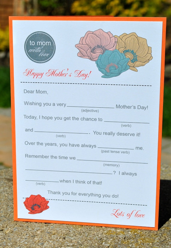 items-similar-to-mother-s-day-mad-libs-card-greeting-cards-card-for