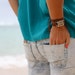 Brown Suede Bracelet Watch with Small Brown Interchangeable Face