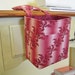 Thread Catcher, Scrap Caddy, Scrap Bag, Pincushion - Cranberry Vine