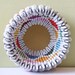 25% Holiday Sale: Origami Paper Bowl with a colorful diamond pattern