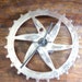 Vintage Skip Tooth Bike Drivetrain or Sprocket made into a Clock