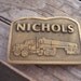 Nichols Big Rig Belt Buckle