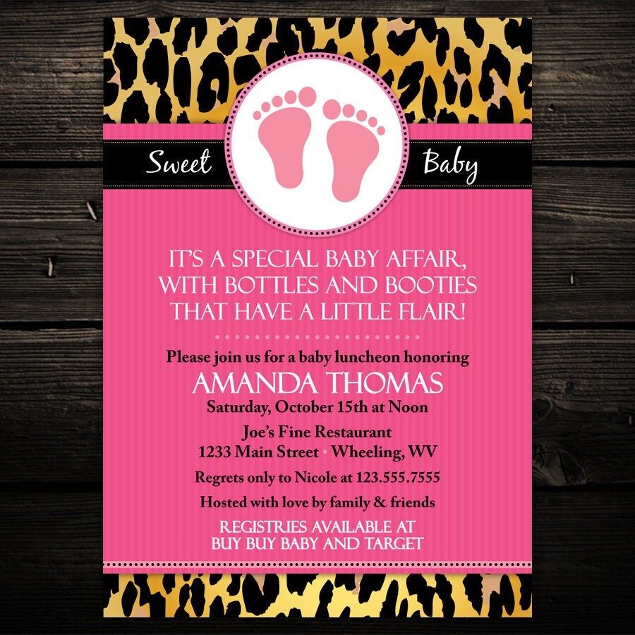 Printed Baby Shower Invitations 4
