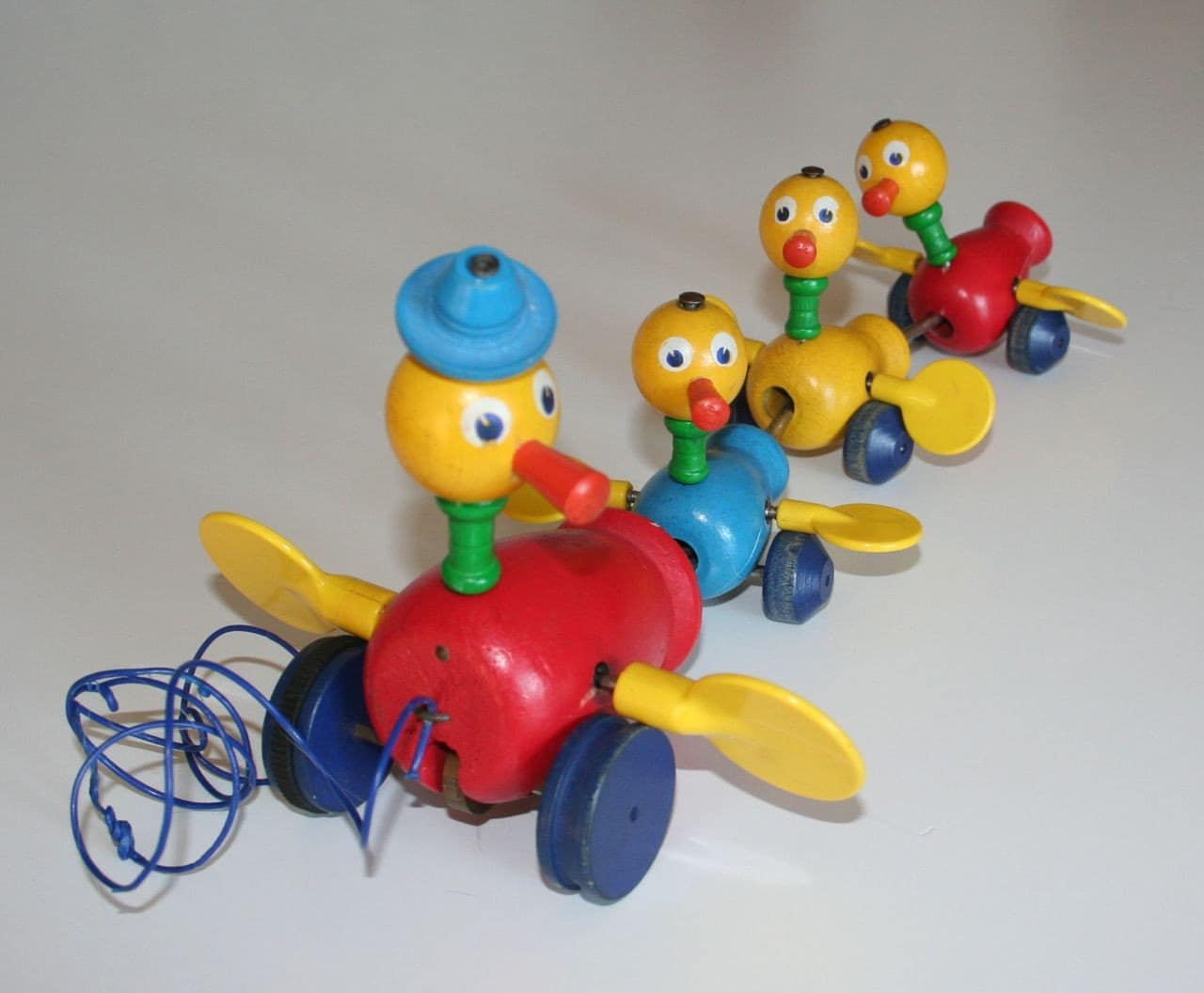 Vintage Fisher Price Wood Duck Pull Toy by 2cool2toss on Etsy