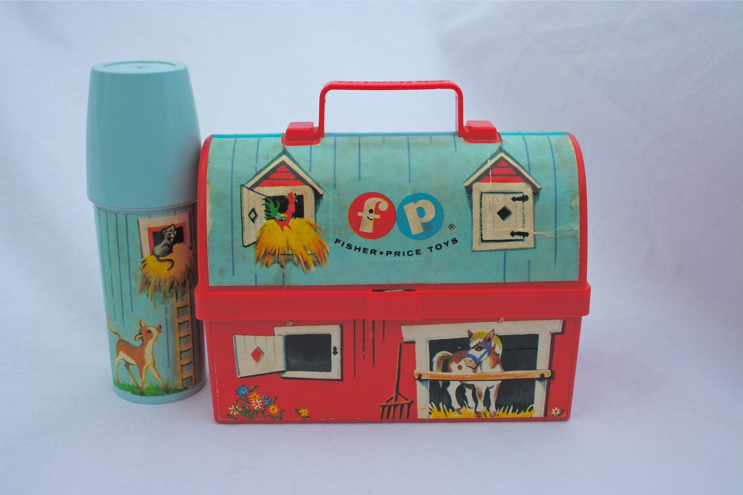 fisher price farm lunch box