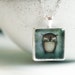 Necklace "The Owl" with a 17.3" long chain