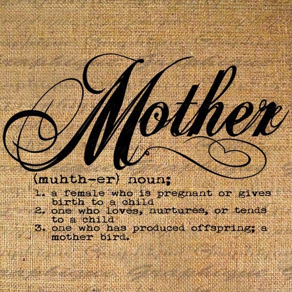 Definition Of MOTHER Text Typography Words Digital Image