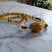 Inner Strength - Golden Natural Stone and Crystal Solar Plexus Chakra Healing and Balancing Necklace