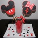 Choose any 3 - Mickey and Minnie Centerpiece Picks